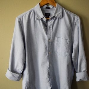 J. CREW (M) LIGHT BLUE OXFORD BTN DOWN SLIM